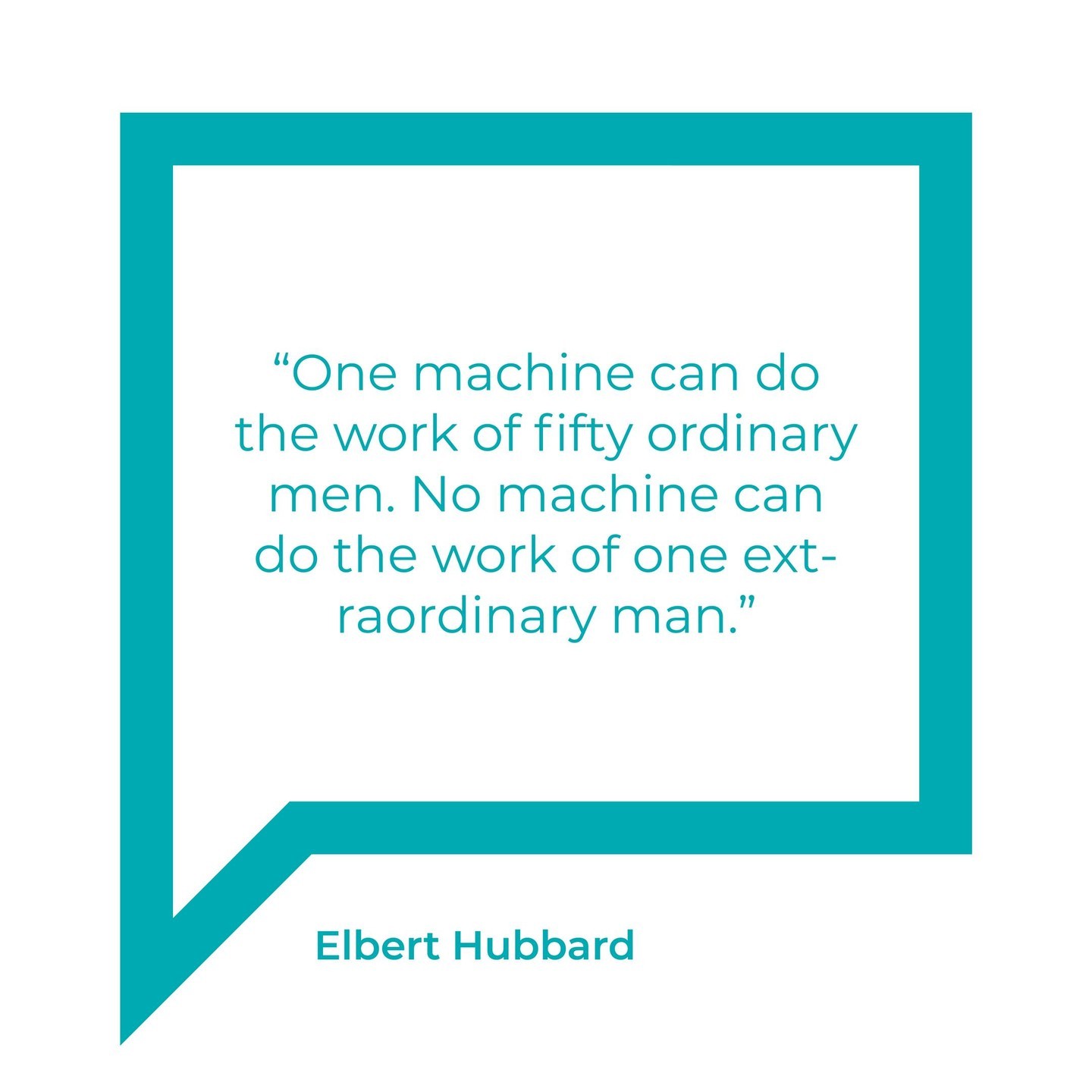 "One machine can do the work of fifty ordinary men. No machine can do the work of one extraordinary man." 💭⁠
⁠
Hier eine etwas kritische Sicht auf unsere Themenwoche: Tools & Services. Was sagt ihr dazu? 🤨⁠
⁠
#hr #hrinsidesummit #quote #tools ⁠